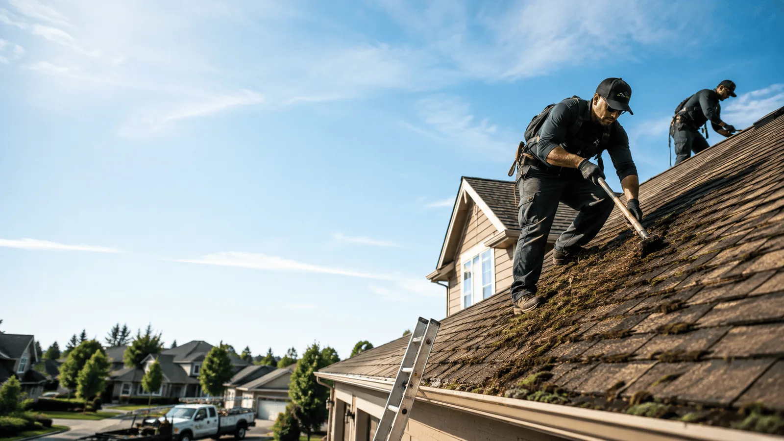 Roof Moss Removal in Yawkey, WV near me